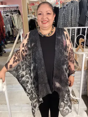 #129 KIMONO HAND DYED
