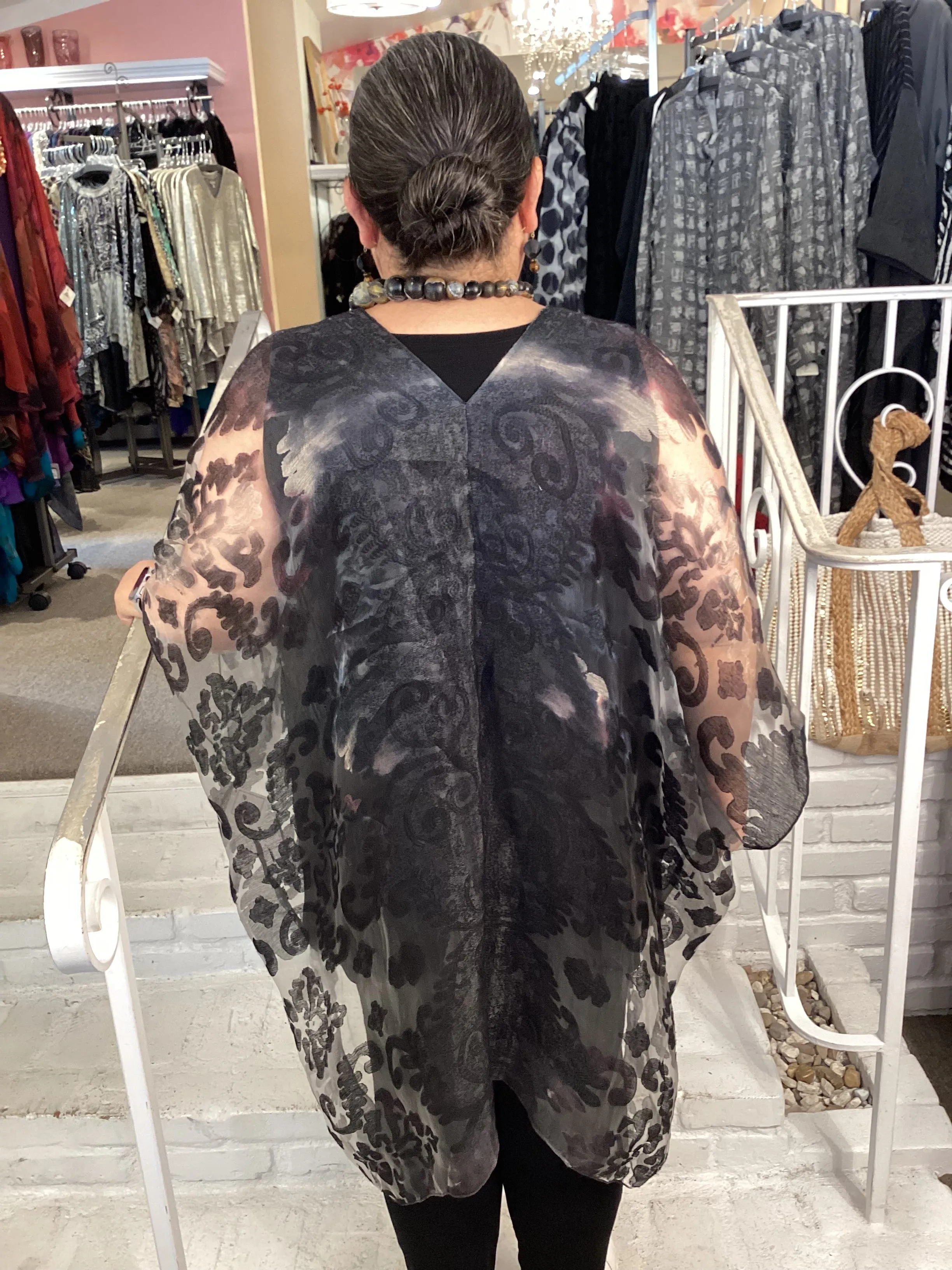 #129 KIMONO HAND DYED