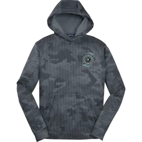 Brooklyn Aviators Youth Sport-Wick CamoHex Fleece Hooded Pullover