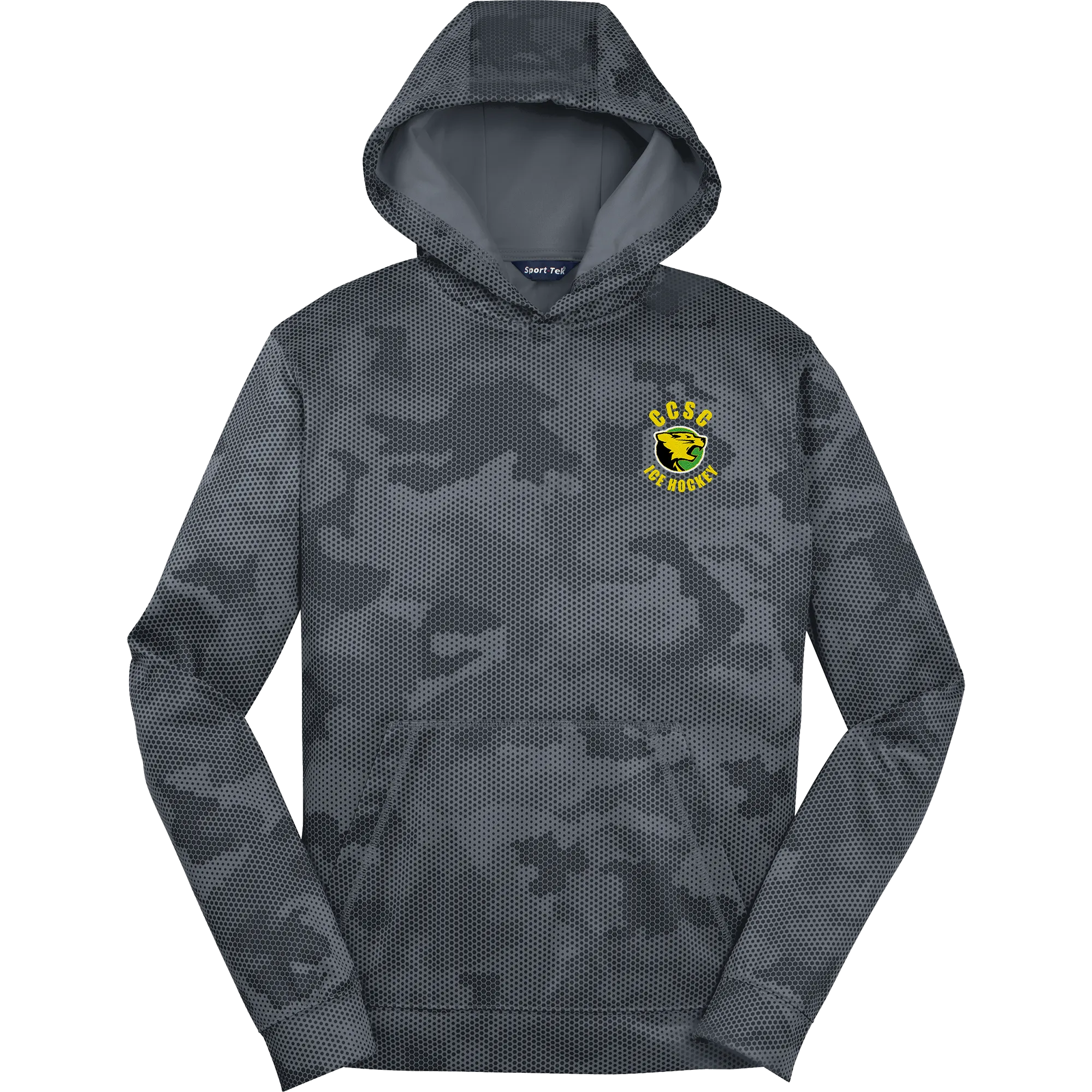 Chester County Youth Sport-Wick CamoHex Fleece Hooded Pullover