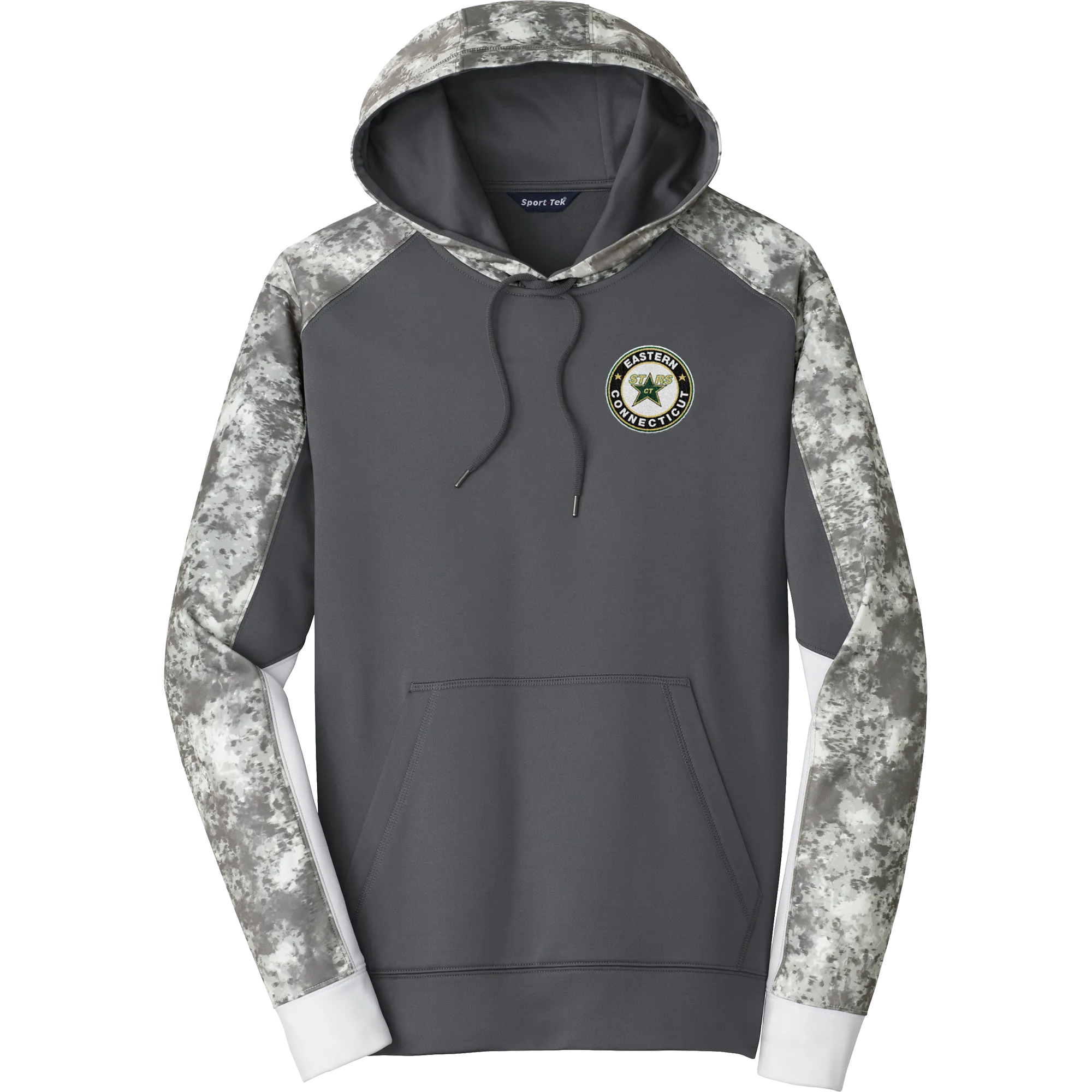 CT ECHO Stars Sport-Wick Mineral Freeze Fleece Colorblock Hooded Pullover