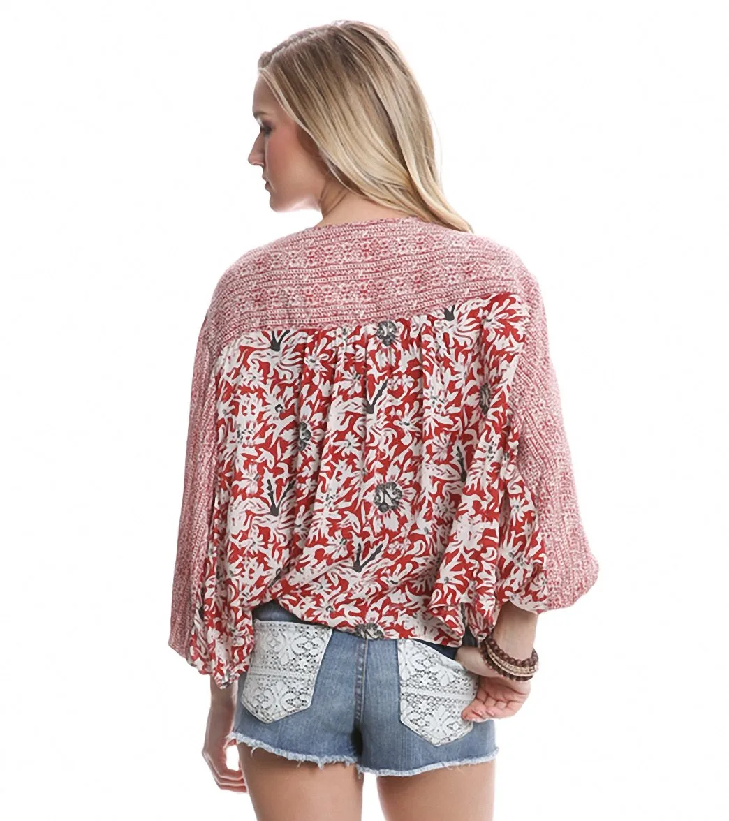 Free People Short Sleeve Kimono