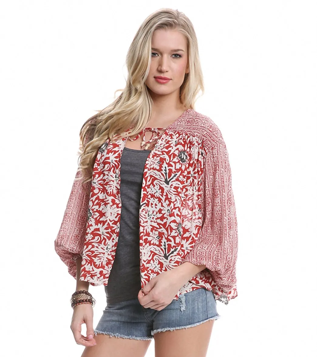 Free People Short Sleeve Kimono