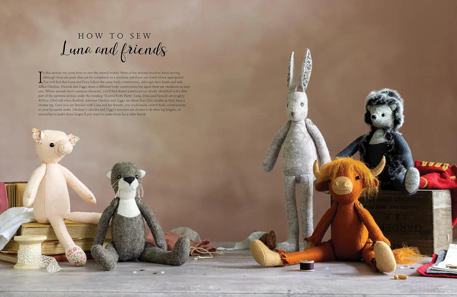 Luna Lapin and Friends, a Year of Making: Sewing patterns and stories from Luna's Little World