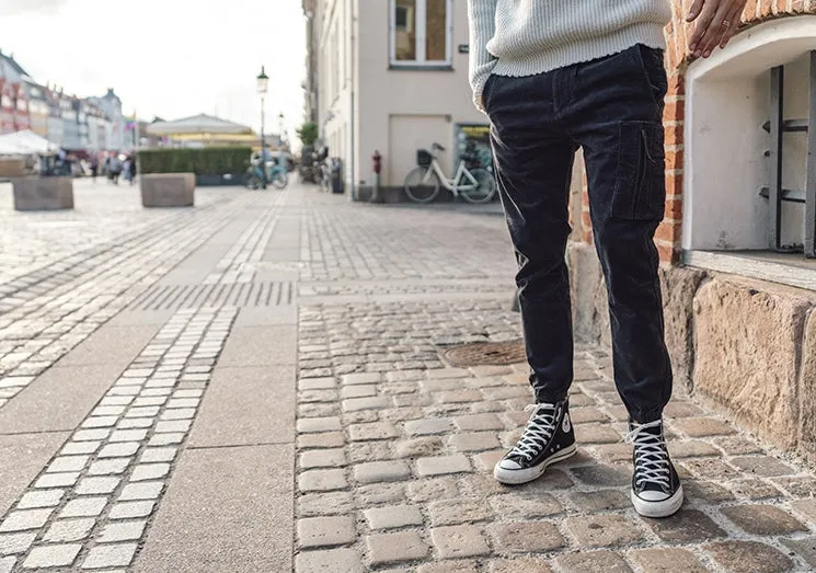 Men's Winter Casual Skinny Corduroy Pants | Men's Trousers