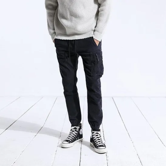 Men's Winter Casual Skinny Corduroy Pants | Men's Trousers