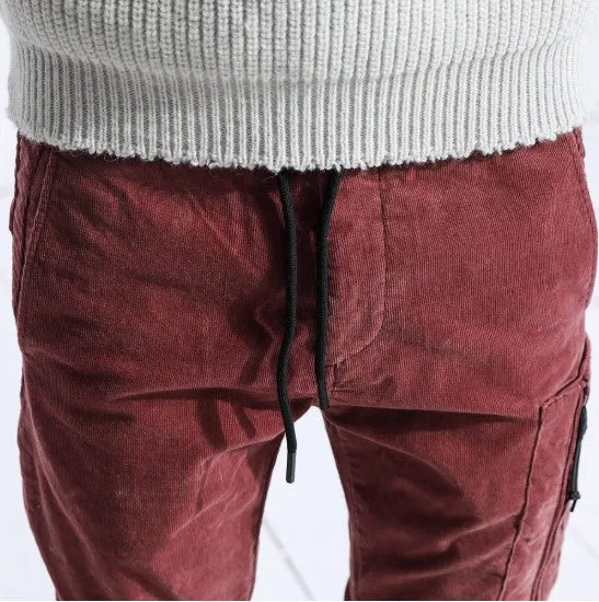 Men's Winter Casual Skinny Corduroy Pants | Men's Trousers