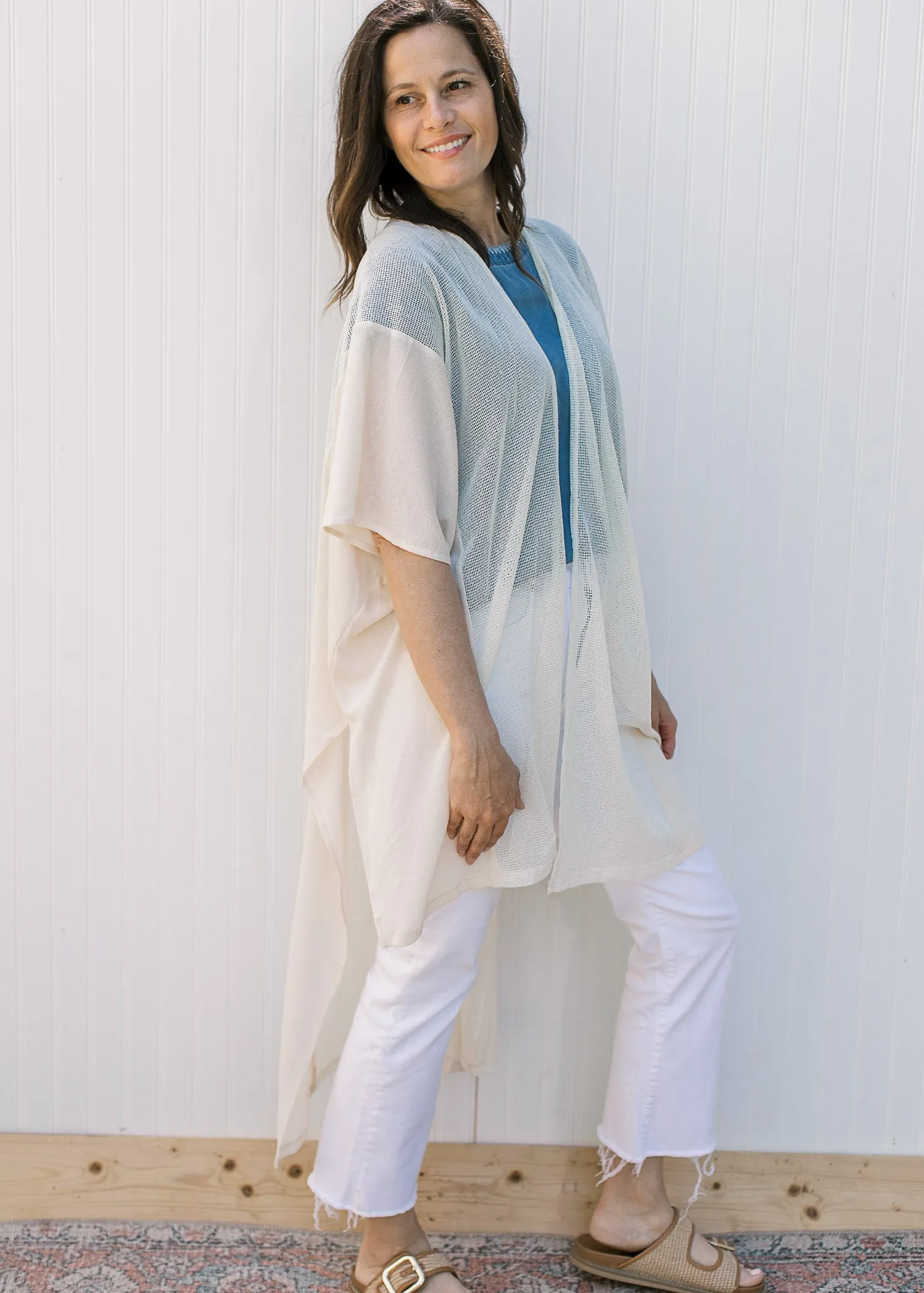 Natural Tones Duster Kimono