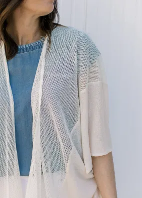 Natural Tones Duster Kimono